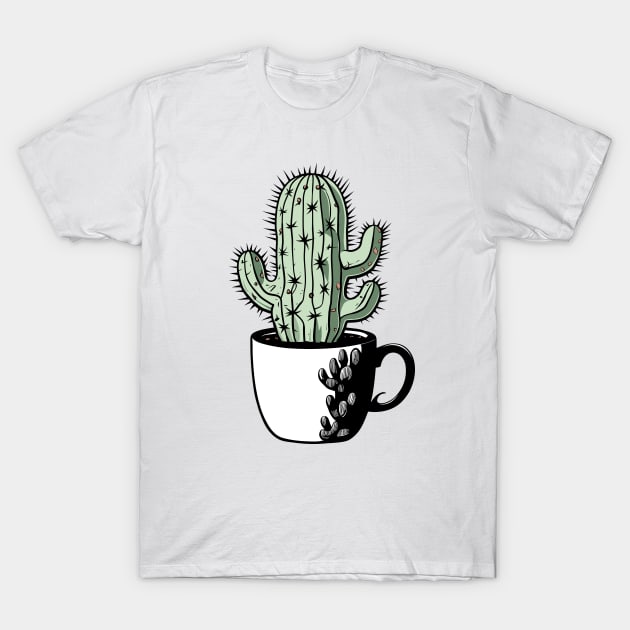 Cactus in a mug T-Shirt by anderleao